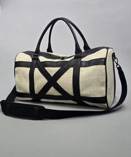 Rankų darbo kelioninis, laisvalaikio krepšys "Gėgė"