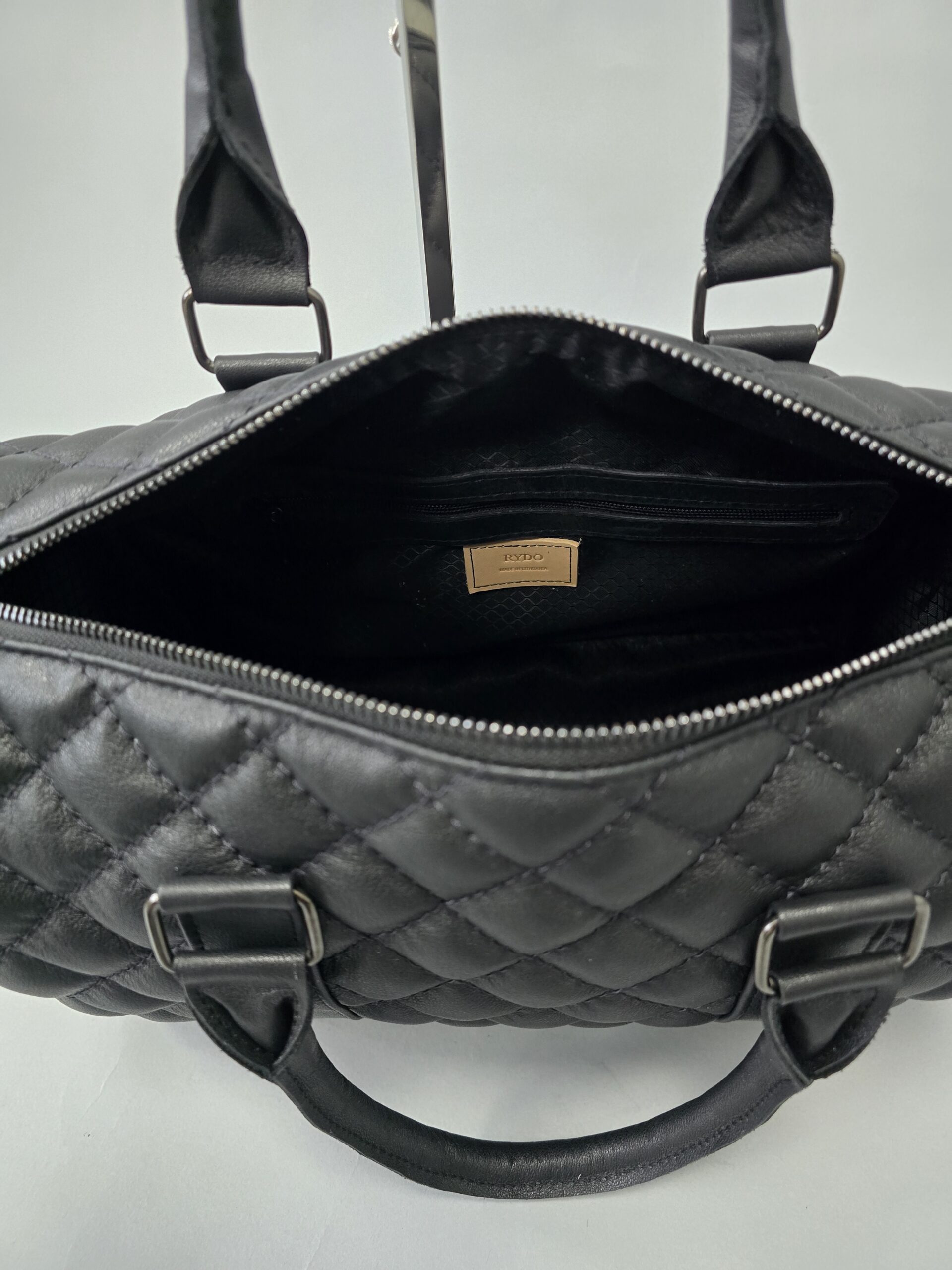 Rankų darbo odinė moteriška rankinė „Erla” - Image 6